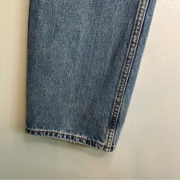 Levi's Mens Straight Fit 505 Jeans 100% Cotton Workwear Sz 36x32 Med Wash Blue - Picture 2 of 12